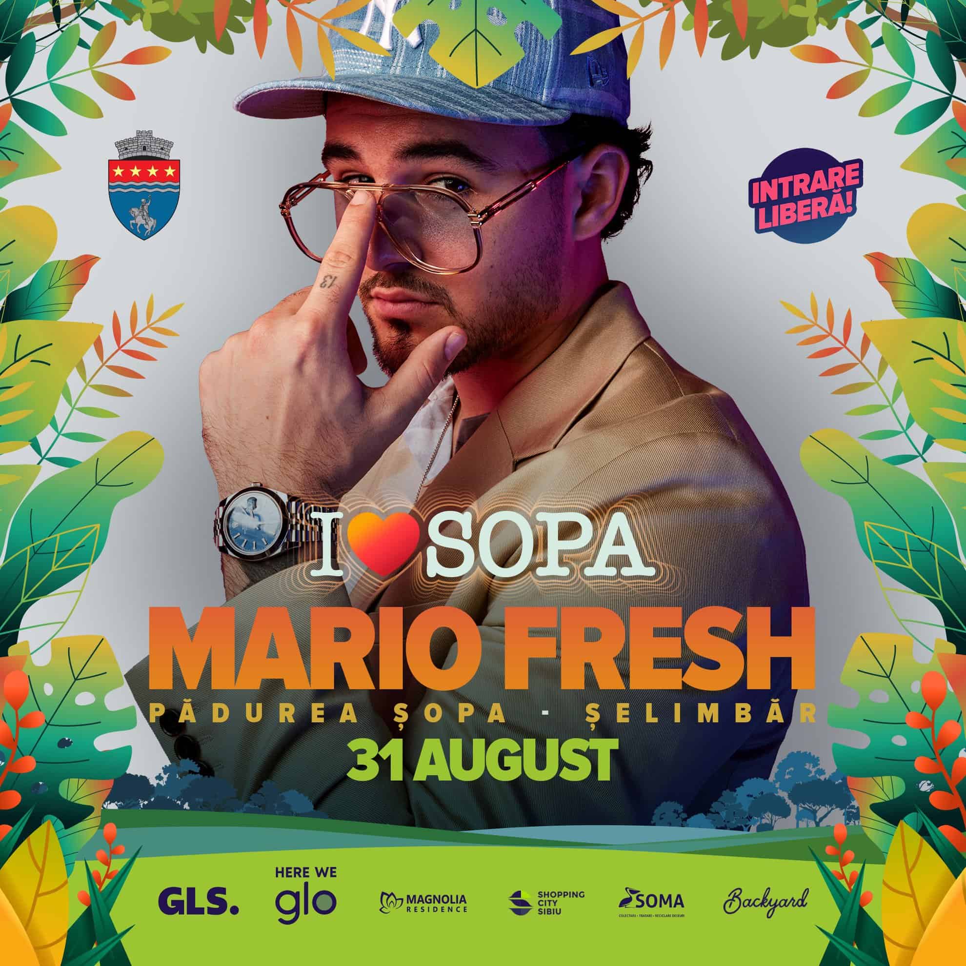 începe ”i love șopa”! trei zile de concerte cu andra, carla's dreams, irina rimes, smiley, andia, grasu xxl, puya, mario fresh și guess who la festivalul din pădurea șopa!