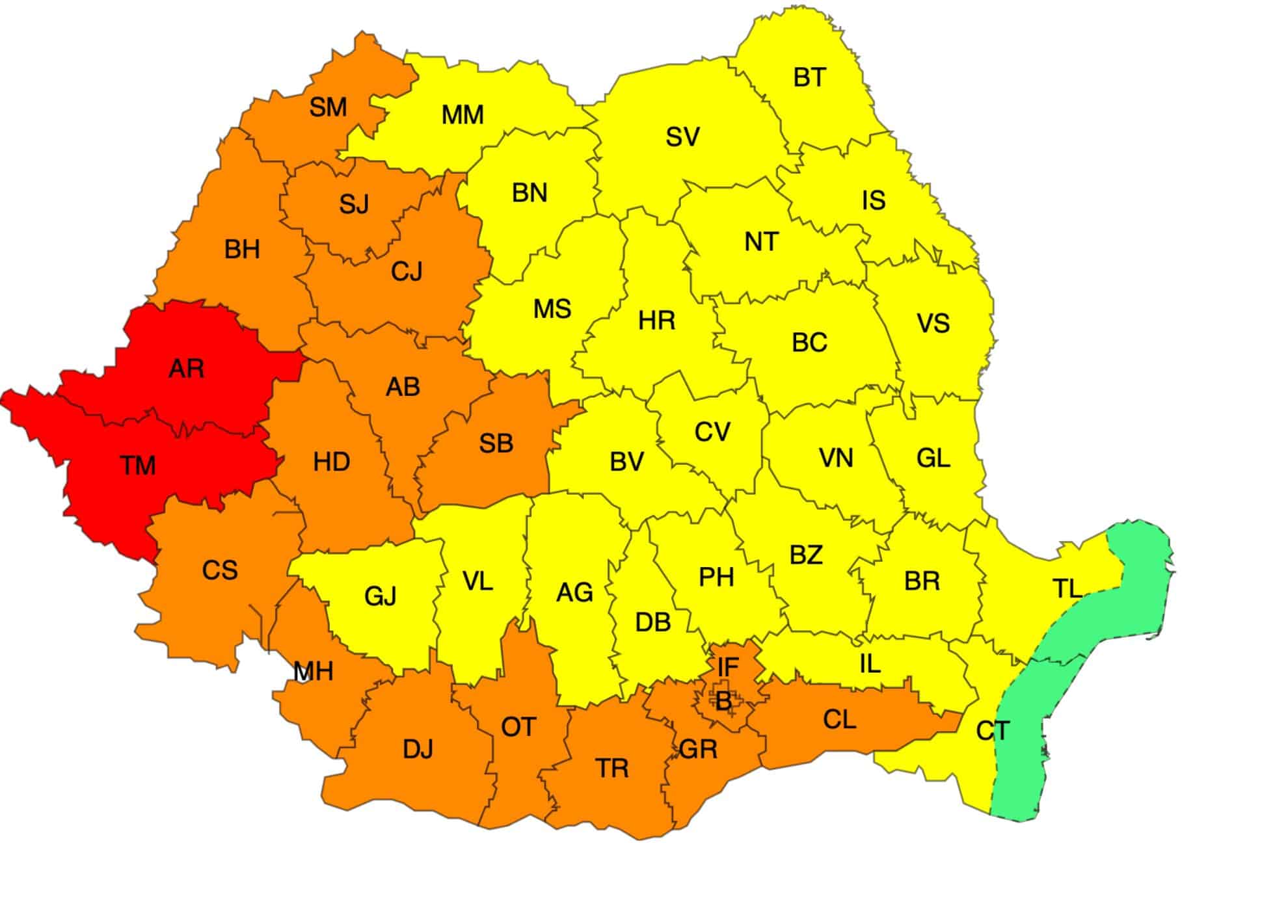 val de caniculă duminică și luni în județul sibiu