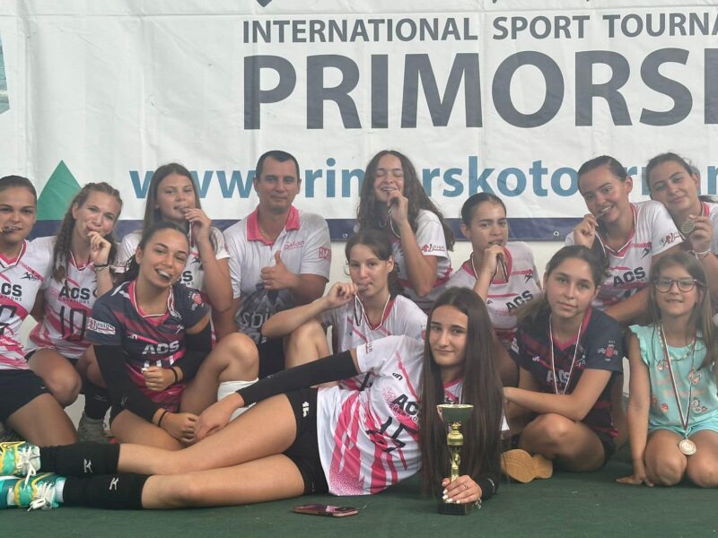 echipa de volei champions sibiu, pe locul 2 la participarea pentru prima dată la o competiție internațională