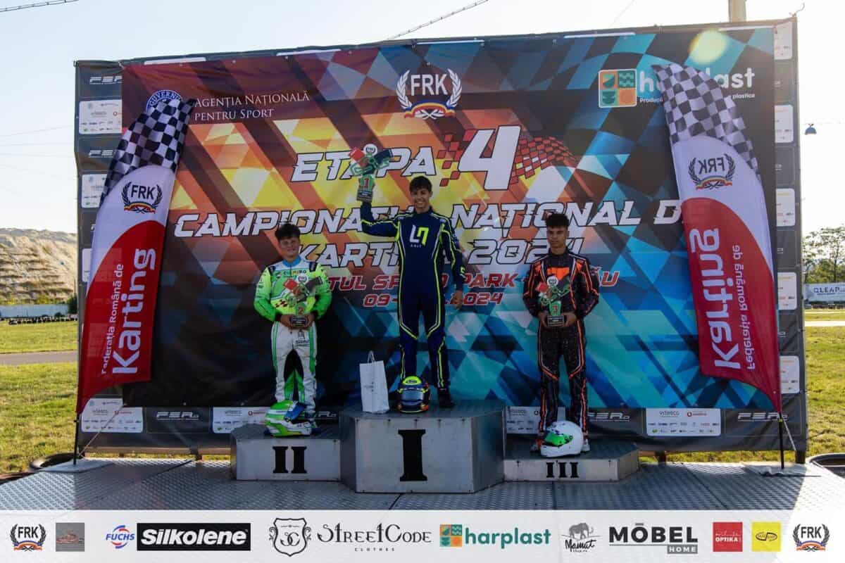 alexandru wolter impune un ritm imbatabil în campionatul național de karting