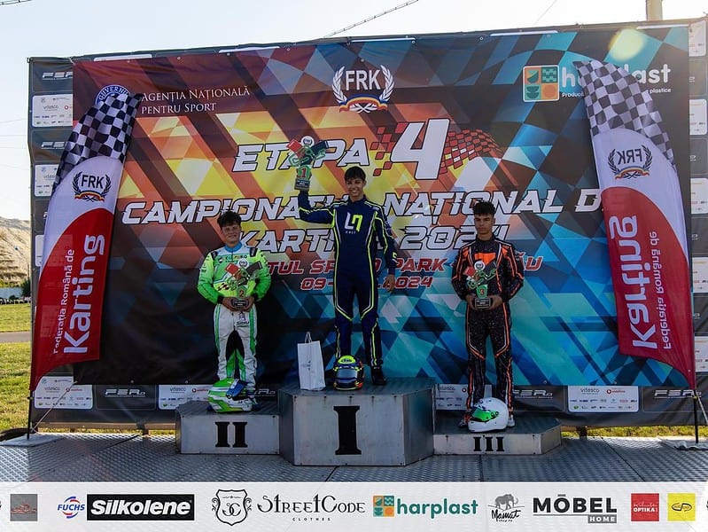 alexandru wolter impune un ritm imbatabil în campionatul național de karting