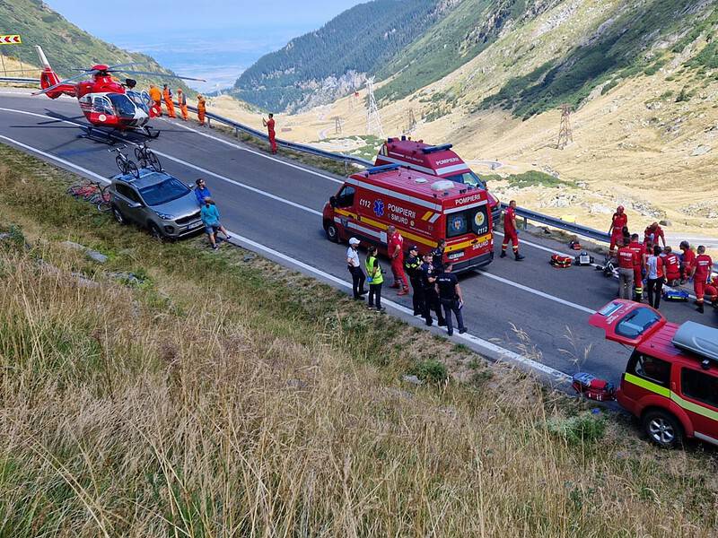 biciclist decedat pe transfăgărășan. a fost solicitat elicopterul smurd (update, foto)