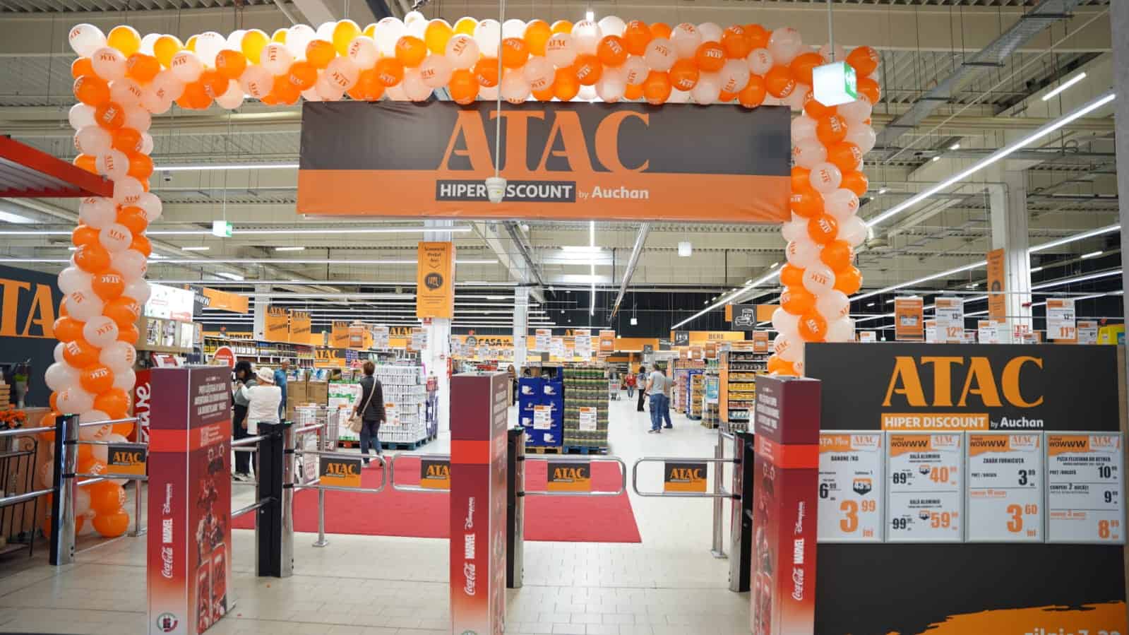 S-a deschis ATAC Hiper Discount by Auchan în Sibiu, magazinul cu o strategie agresivă de prețuri mici zi de zi și reduceri în cascadă