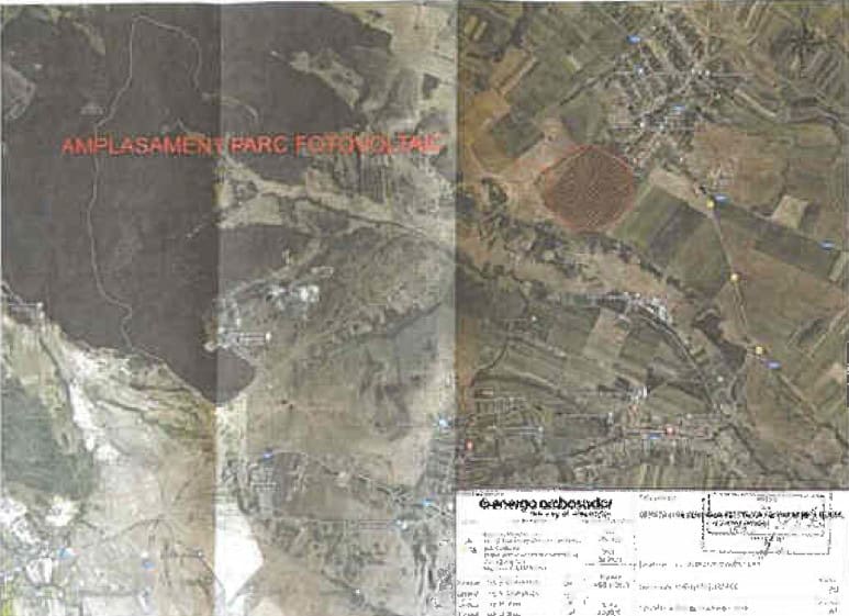 Centrală fotovoltaică construită la 10 kilometri de Sibiu. Se întinde pe 50 de hectare și are aproape 77.000 de panouri