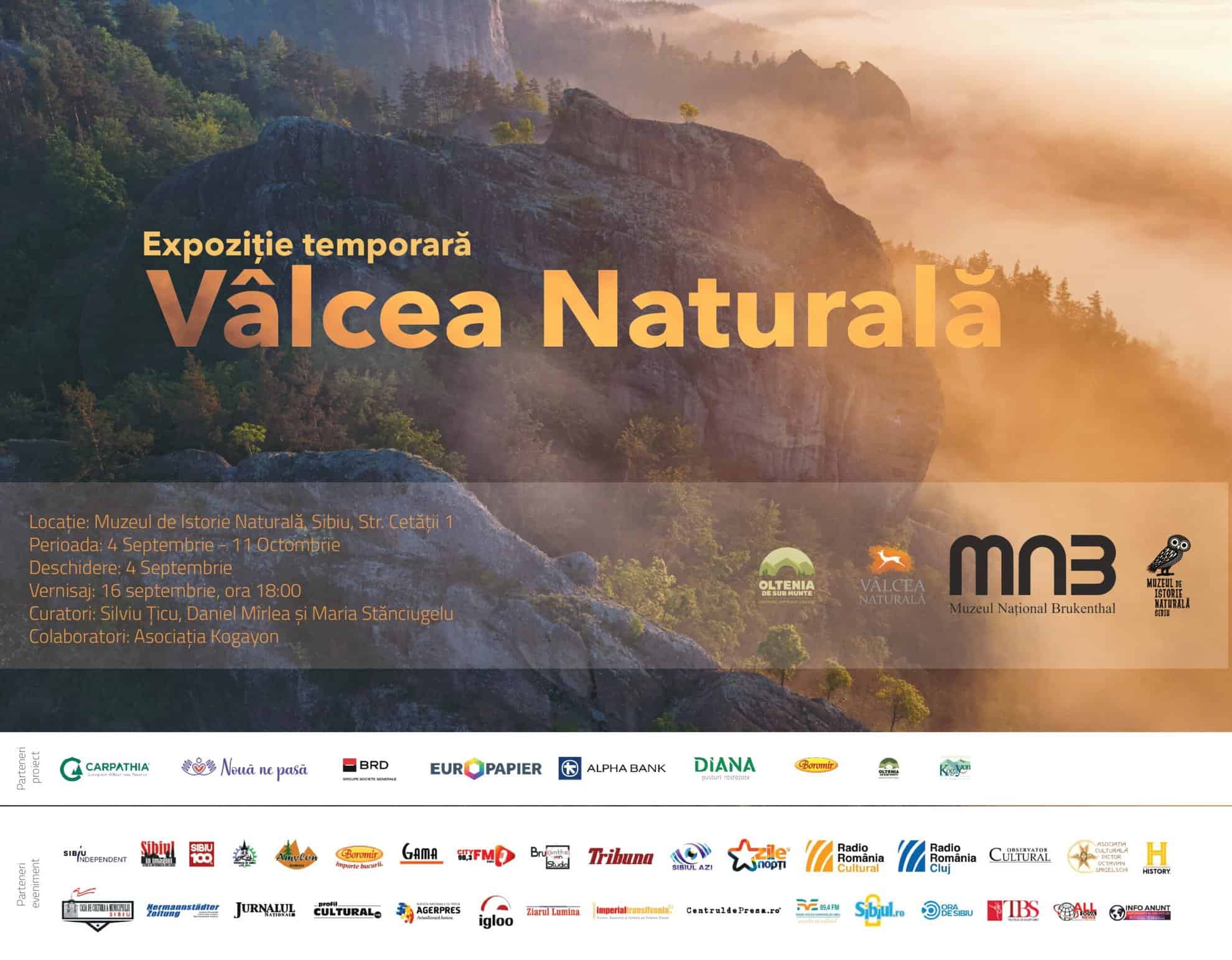 expoziția „vâlcea naturală” aduce biodiversitatea și geodiversitatea vâlcii la muzeul de istorie naturală din sibiu