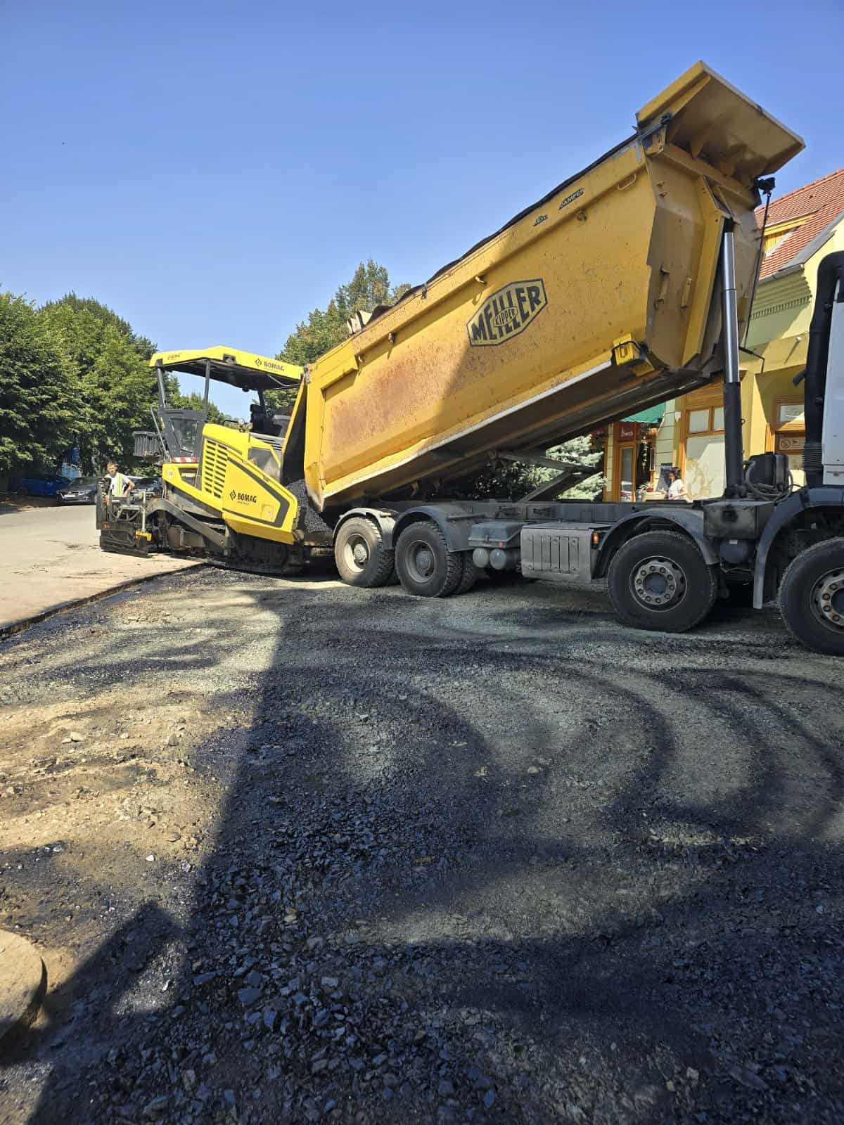 au început lucrările de reabilitare pe strada petru rareș din municipiul mediaș (foto)