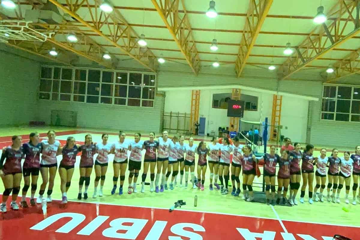 voleibalistele de la champions sibiu victorioase la primul turneu al campionatului național u 15