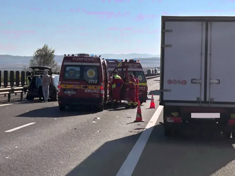 accident mortal pe a1 între sibiu și sebes. bărbat lovit de o mașină