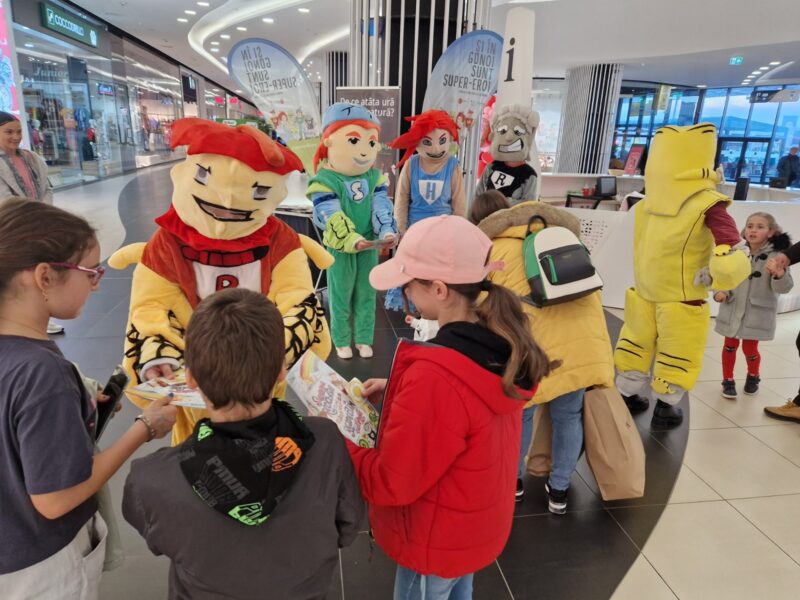 evenimente educative de ecologizare în cartierul tineretului și la promenada mall