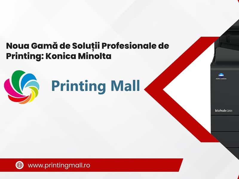 noua gamă de soluții profesionale de printing: konica minolta