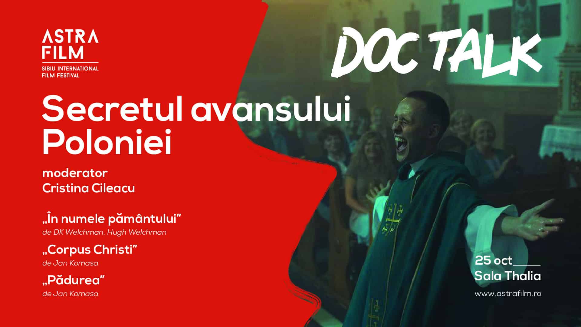 astra film festival: doctalks cu invitați de marcă despre subiecte fierbinți la sibiu