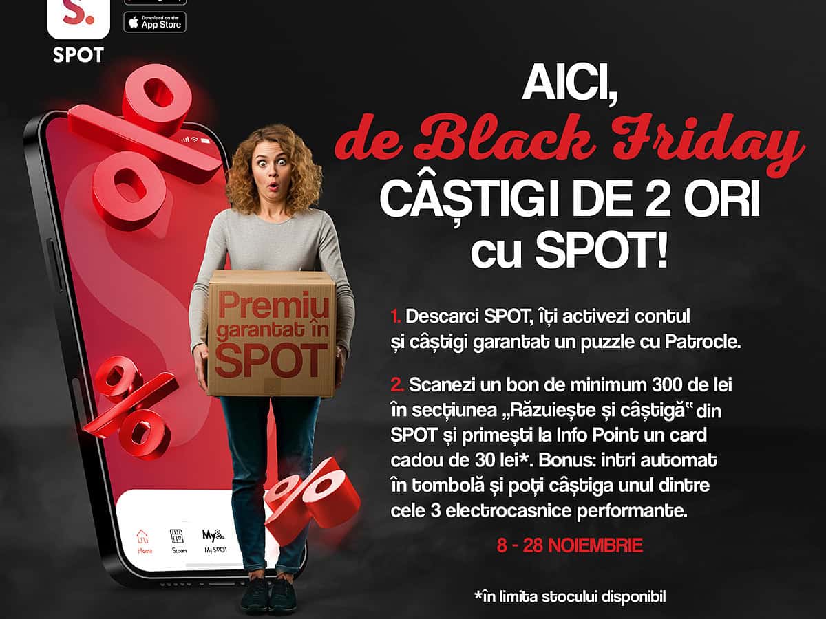 Black Friday la Shopping City Sibiu: reduceri și premii garantate