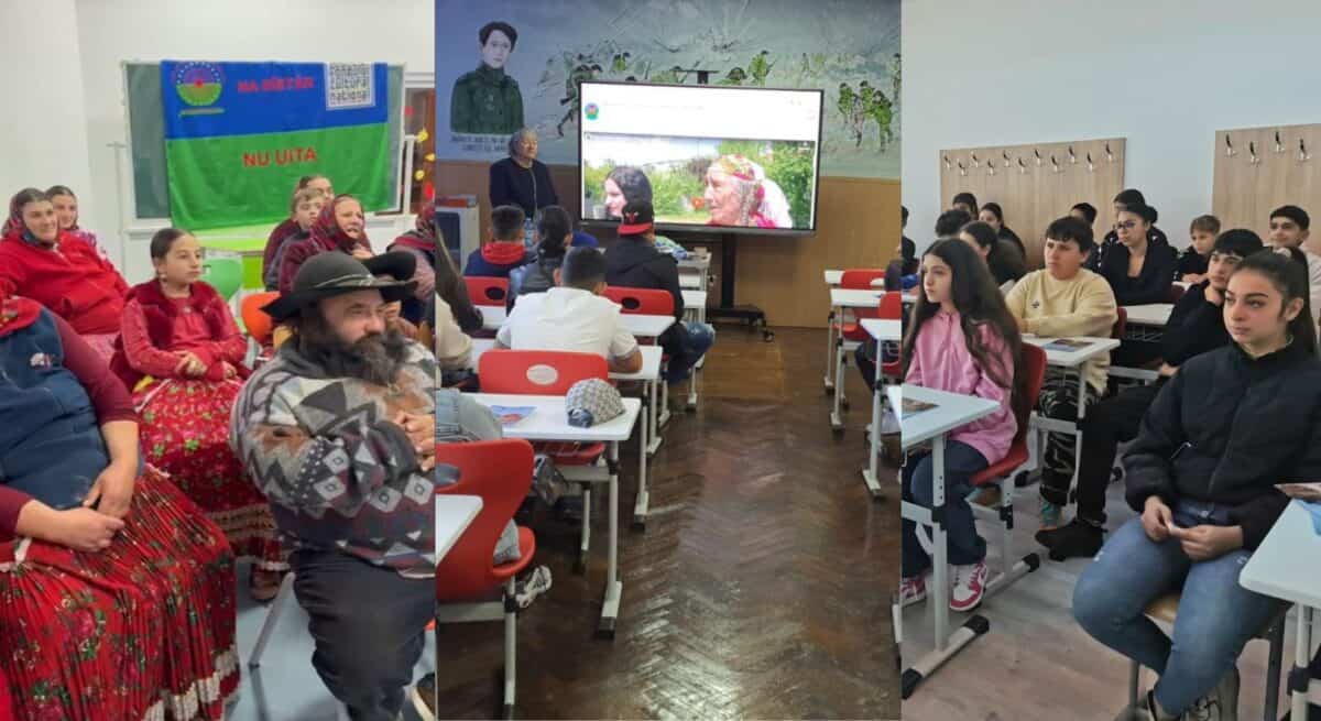 istoria holocaustului romilor, expusă la ore elevilor de la colegiul gheorghe lazăr, de luminița cioabă (foto, video)