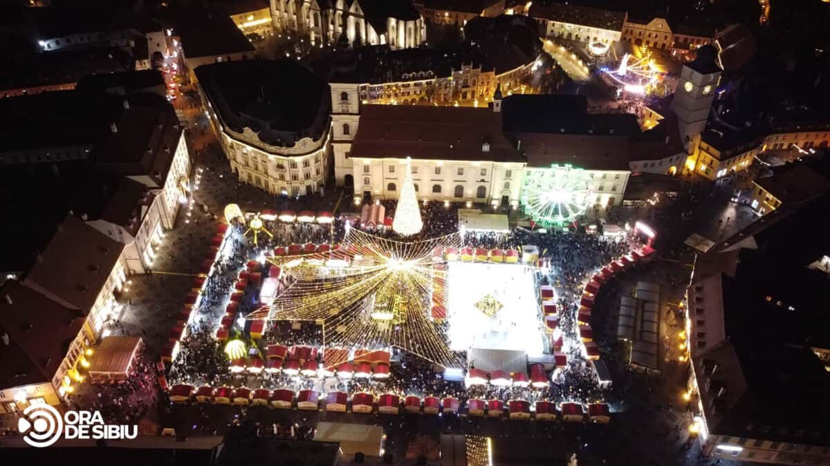 Târgul de Crăciun din Sibiu în topul destinațiilor preferate de români în această iarnă