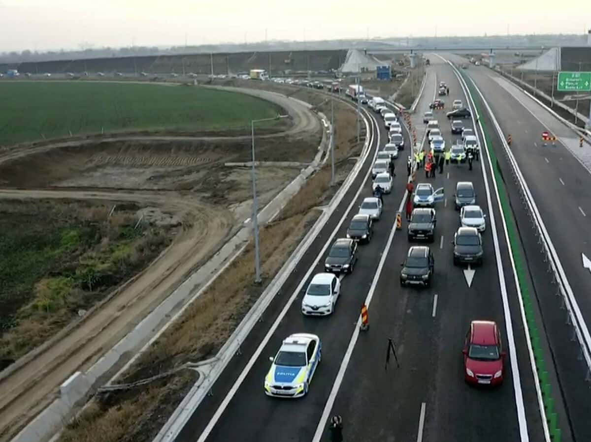 Încă 32 de kilometri de autostradă inaugurați miercuri în România (video)