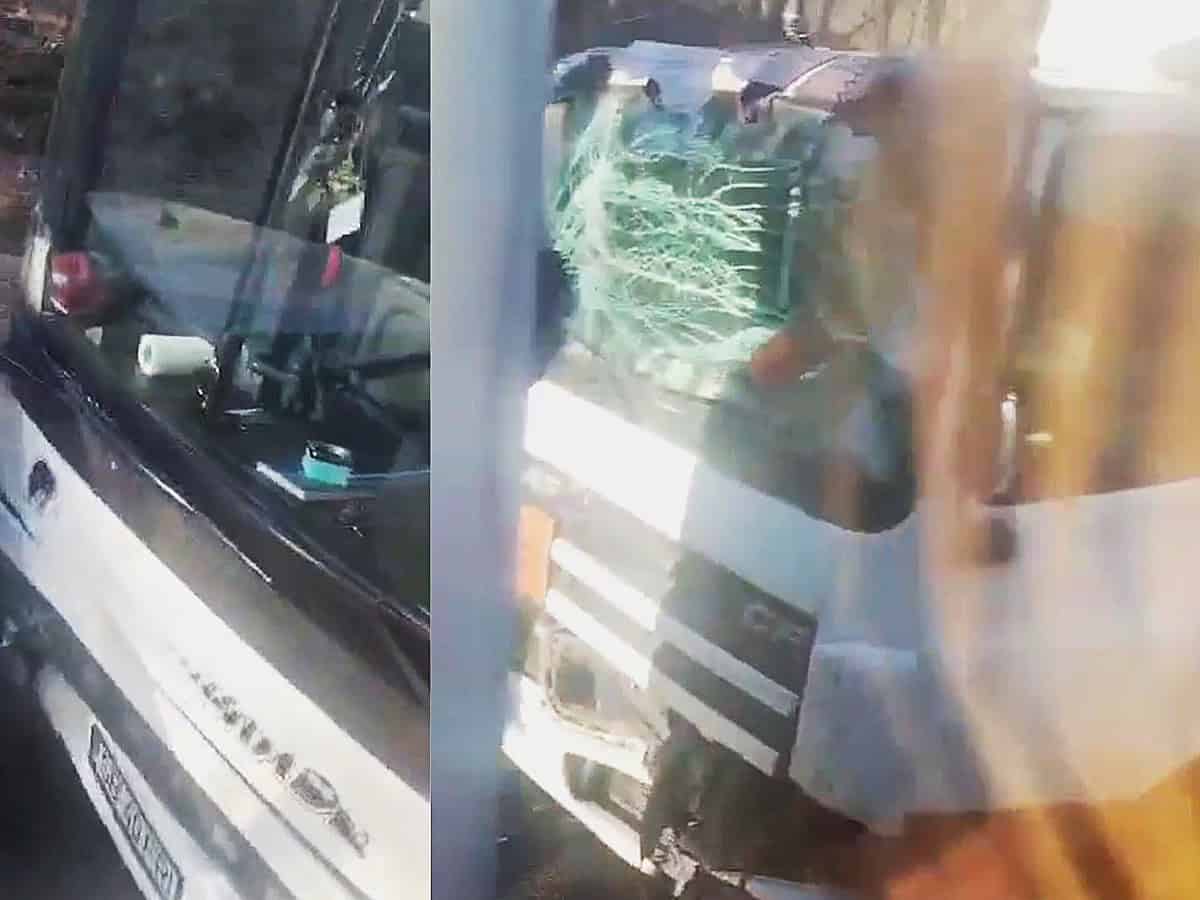 accident la slimnic. trei mașini implicate, printre care și un autocar (video)