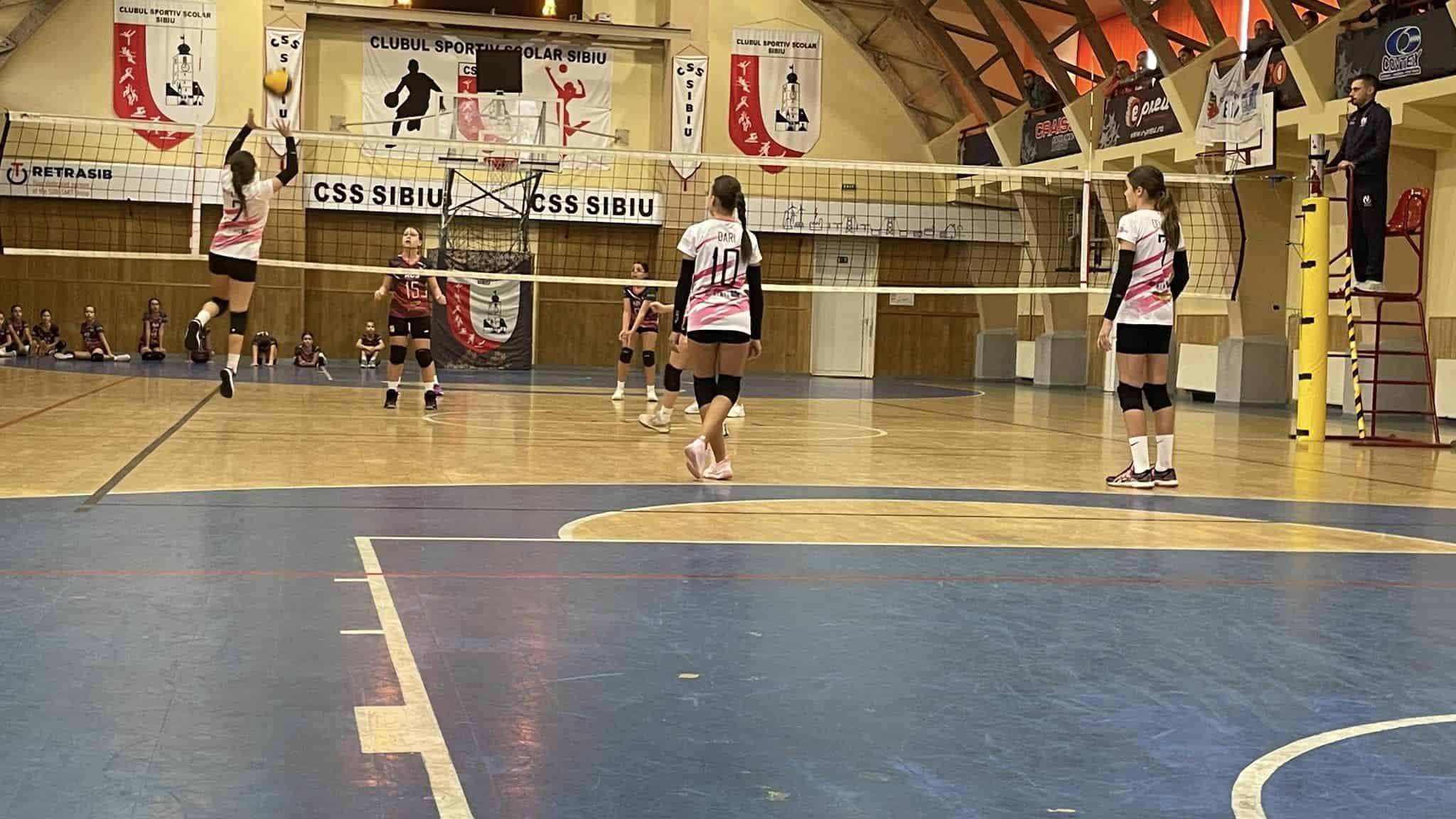 sibiul gazdă pentru una din etapele campionatului național de volei feminin u13