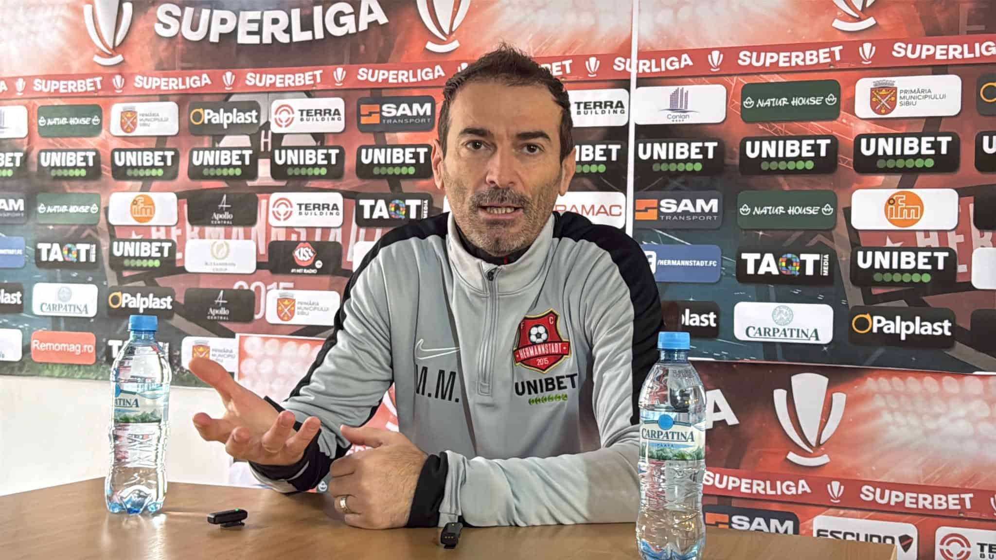 Sibiul ia duminică startul în play-out. Măldărășanu a anunțat obiectivul echipei (video)
