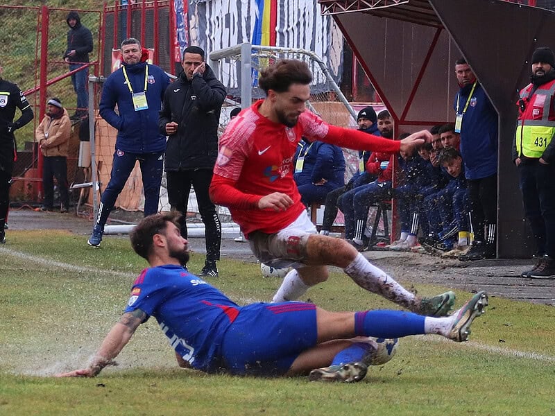 CSC Șelimbăr, învinsă la limită de Steaua în mocirla de la Cisnădie (foto)