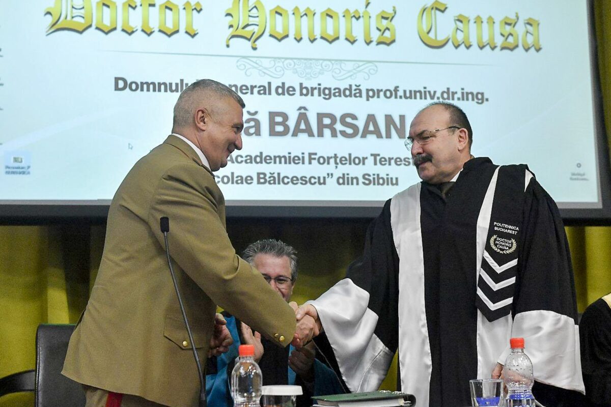 Rectorul AFT Sibiu, a primit distincția Doctor Honoris Causa pentru cariera în educație și cercetare (foto)