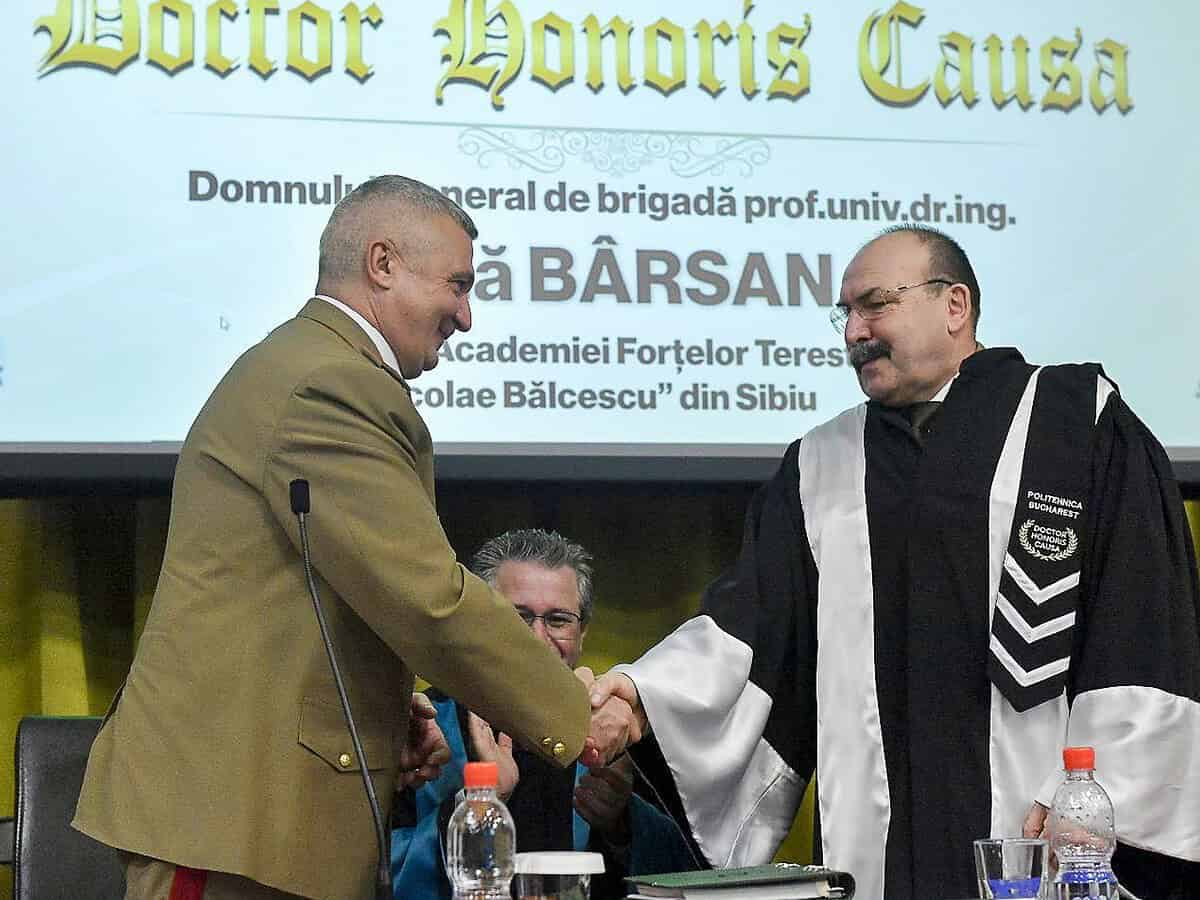 Rectorul AFT Sibiu, a primit distincția Doctor Honoris Causa pentru cariera în educație și cercetare (foto)