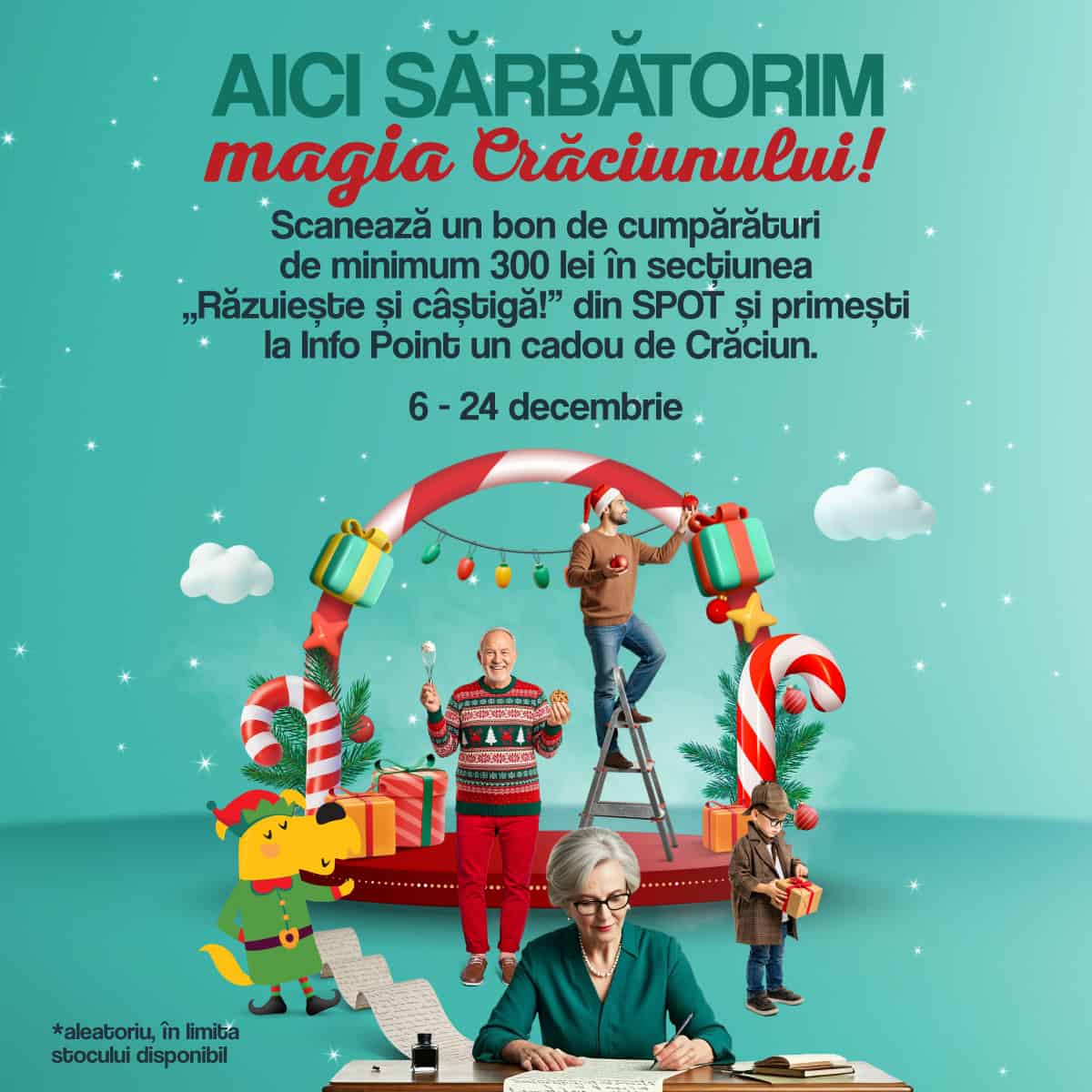 Shopping City Sibiu sărbătorește magia Crăciunului cu surprize pentru toți vizitatorii