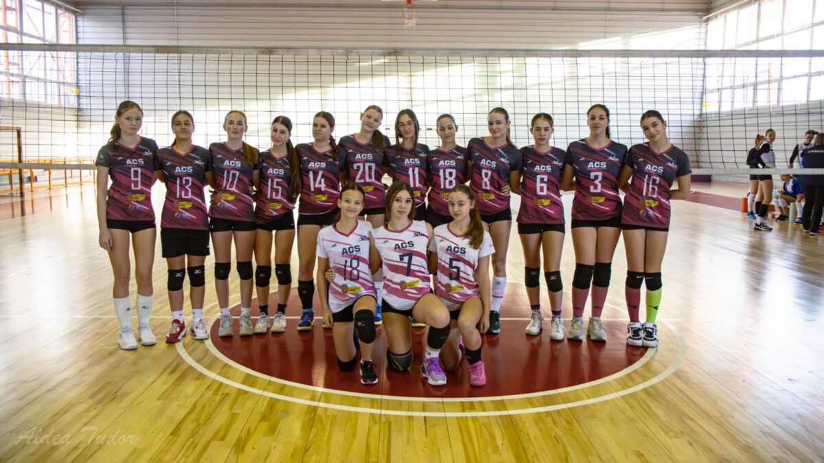 Champions Sibiu U 15, vicecampioană la turneul de volei Winter Cup