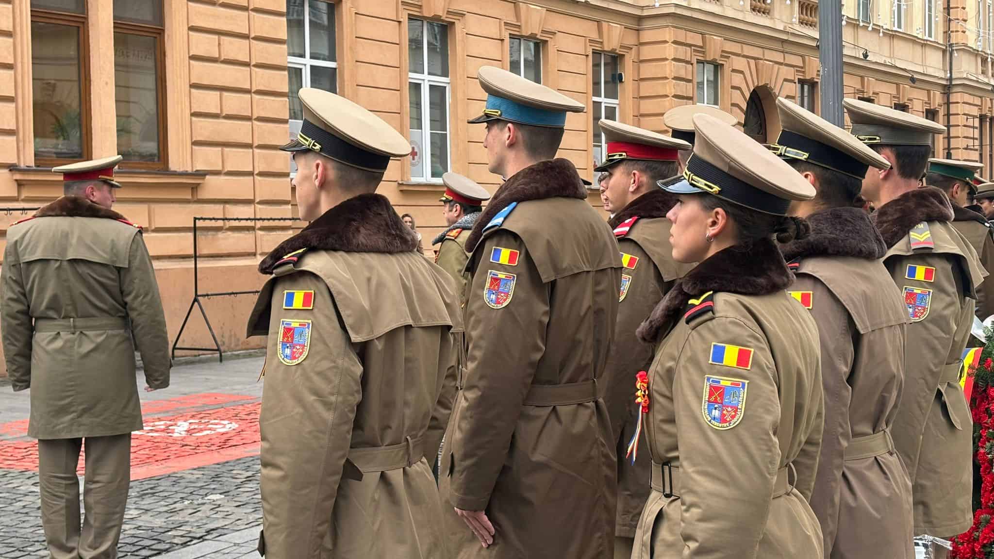 Ceremonie de Ziua Națională la Sibiu. Depuneri de coroane în locul paradei militare (foto video)