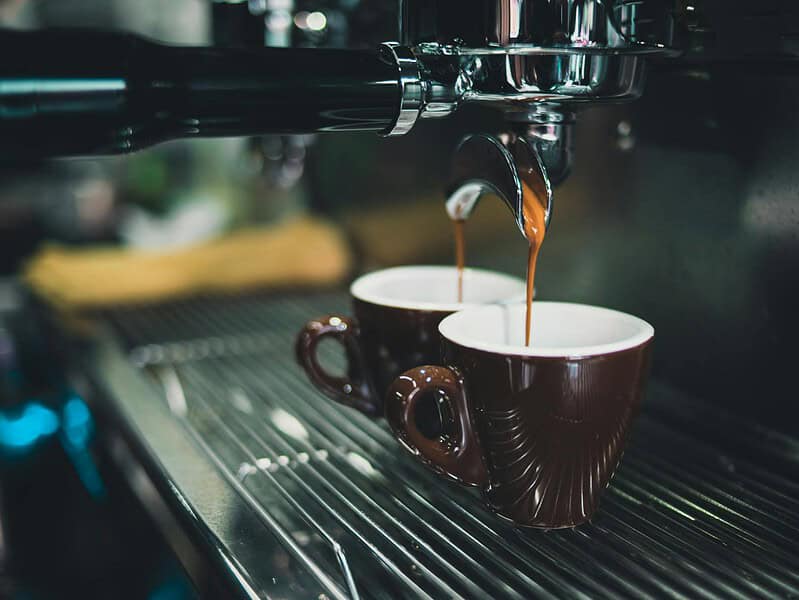 close up of coffee cup