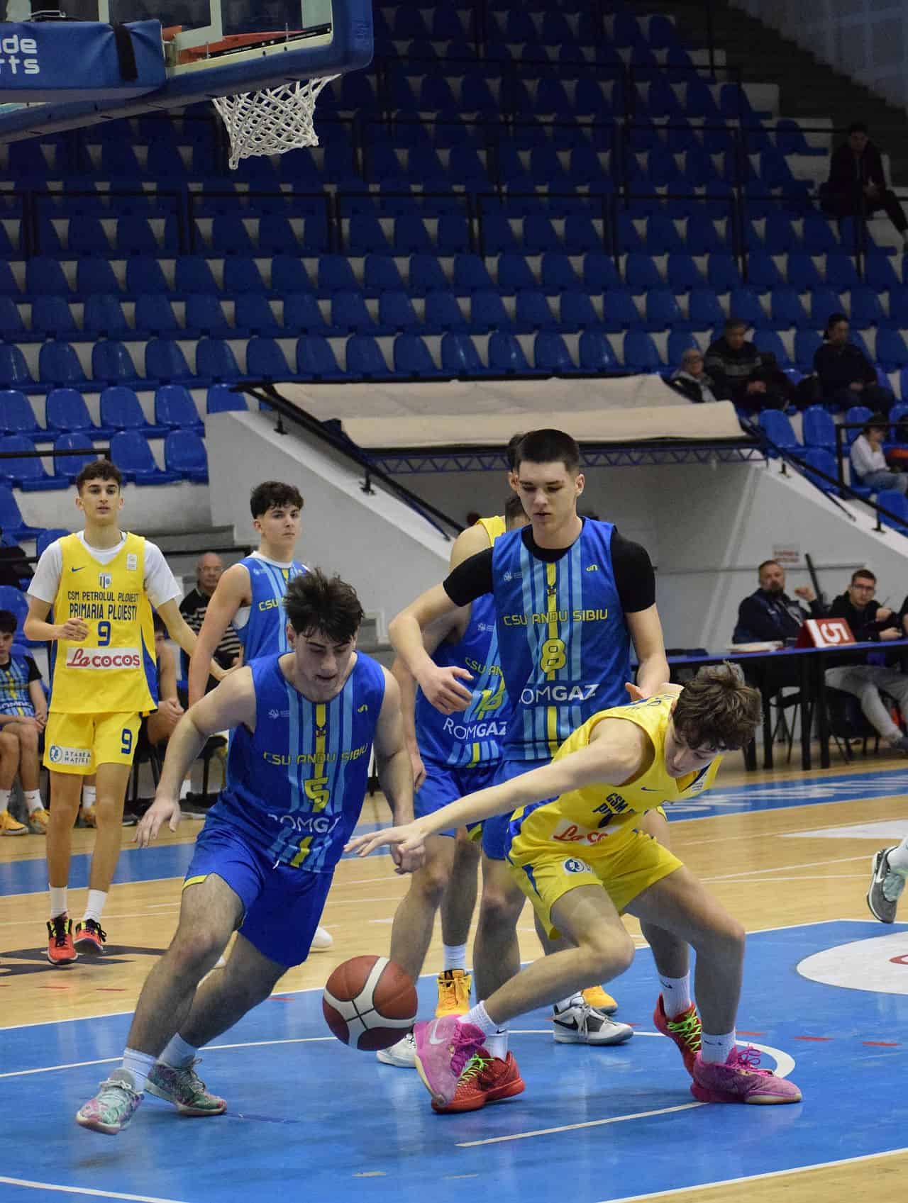 Echipa U 18 a CSU Sibiu, la prima înfrângere în Campionatul Național