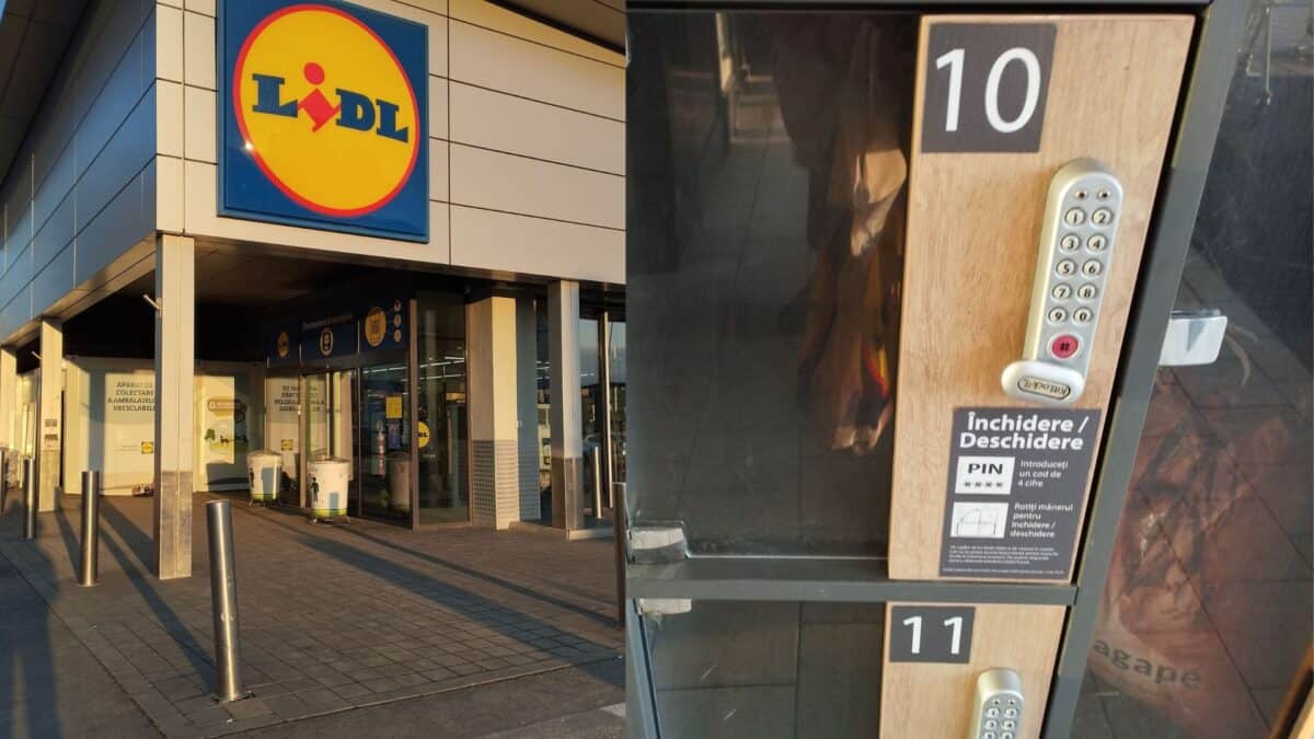 Se fură ca în codru din dulapurile cu cifru la Sibiu. La LIDL un client a prins hoțul cu mâna pe bagaje (foto)