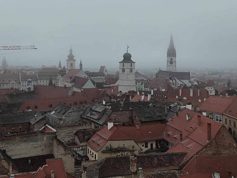 Ceață densă joi dimineața la Sibiu