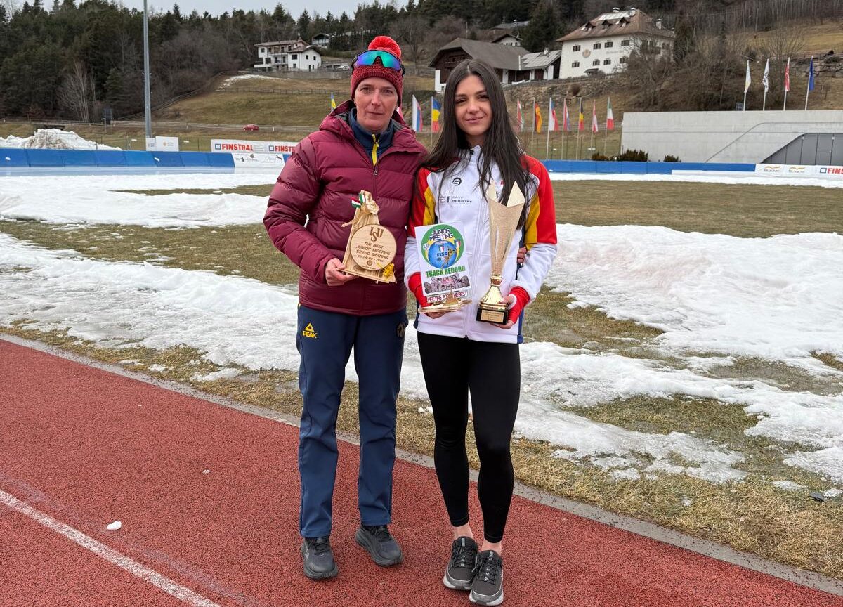 Sibianca Anastasia Băcilă triumfă la un puternic concurs de patinaj din Italia (foto)