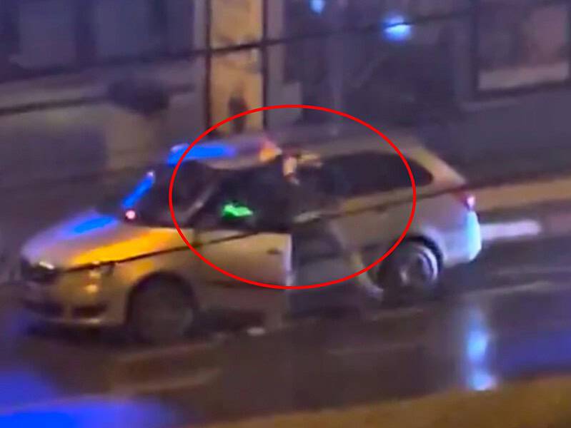 Șofer luat la pumni în trafic în Sibiu (video)