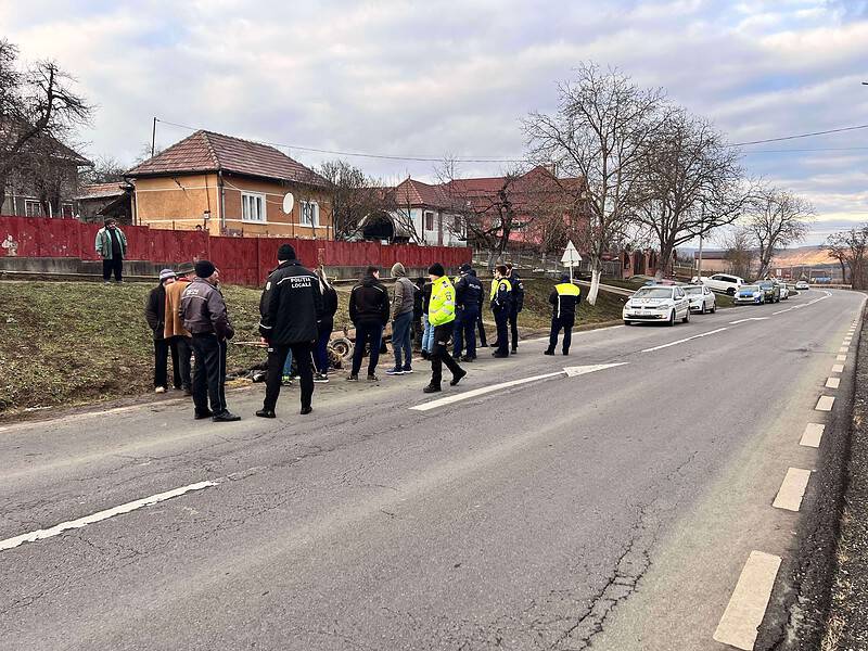 Sibian reținut după ce a bătut cu bestialitate un cal și l-a abandonat pe marginea drumului (foto)