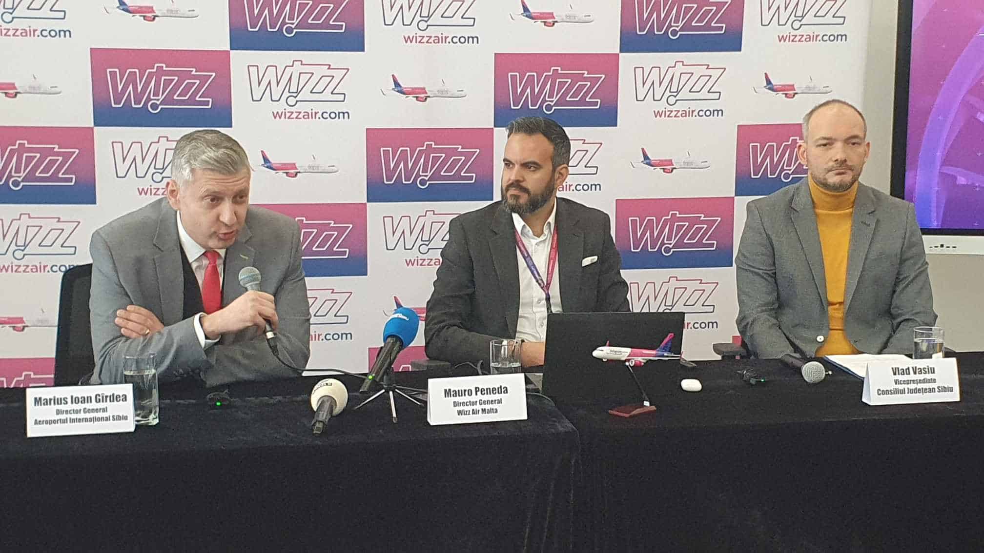 Șase destinații noi de pe Aeroportul din Sibiu. Director Wizz Air: „Vom inaugura zborurile în august” (video)