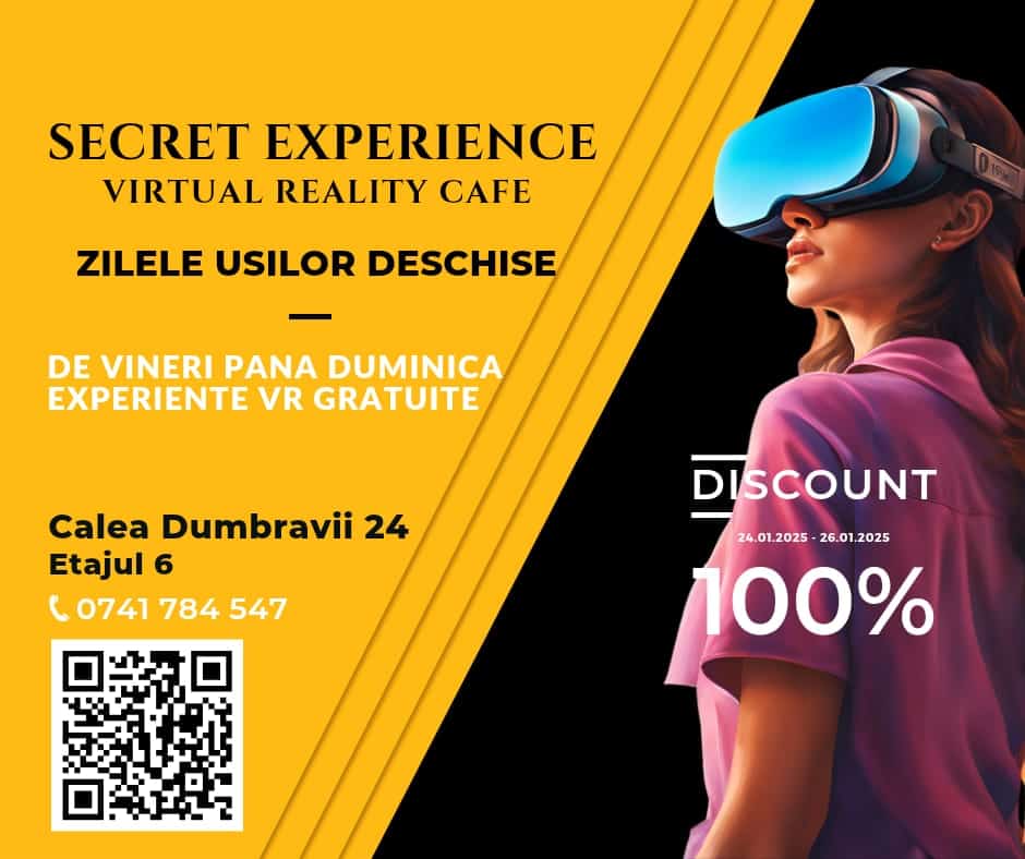 Nou la Sibiu: Secret Experience - Virtual Reality Cafe