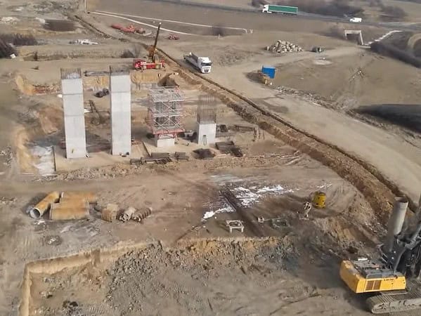 A început construcția pe cel mai complex tronson al Autostrăzii Sibiu-Pitești