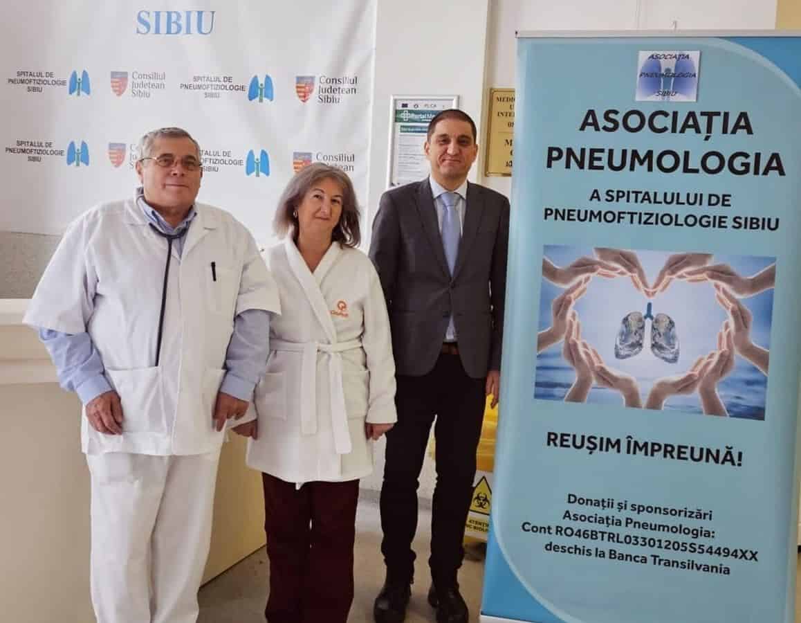 Sibienii care vor să susțină Spitalul de Pneumoftiziologie pot să o facă prin donații și sponsorizări către Asociația Pneumologia