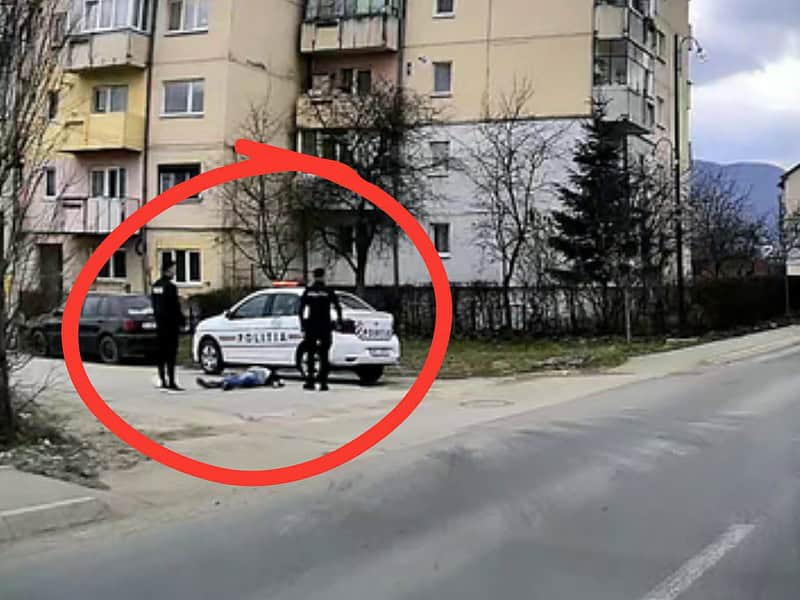 Panică pe o stradă din Cisnădie. Bărbat găsit leșinat în mijlocul drumului (foto)