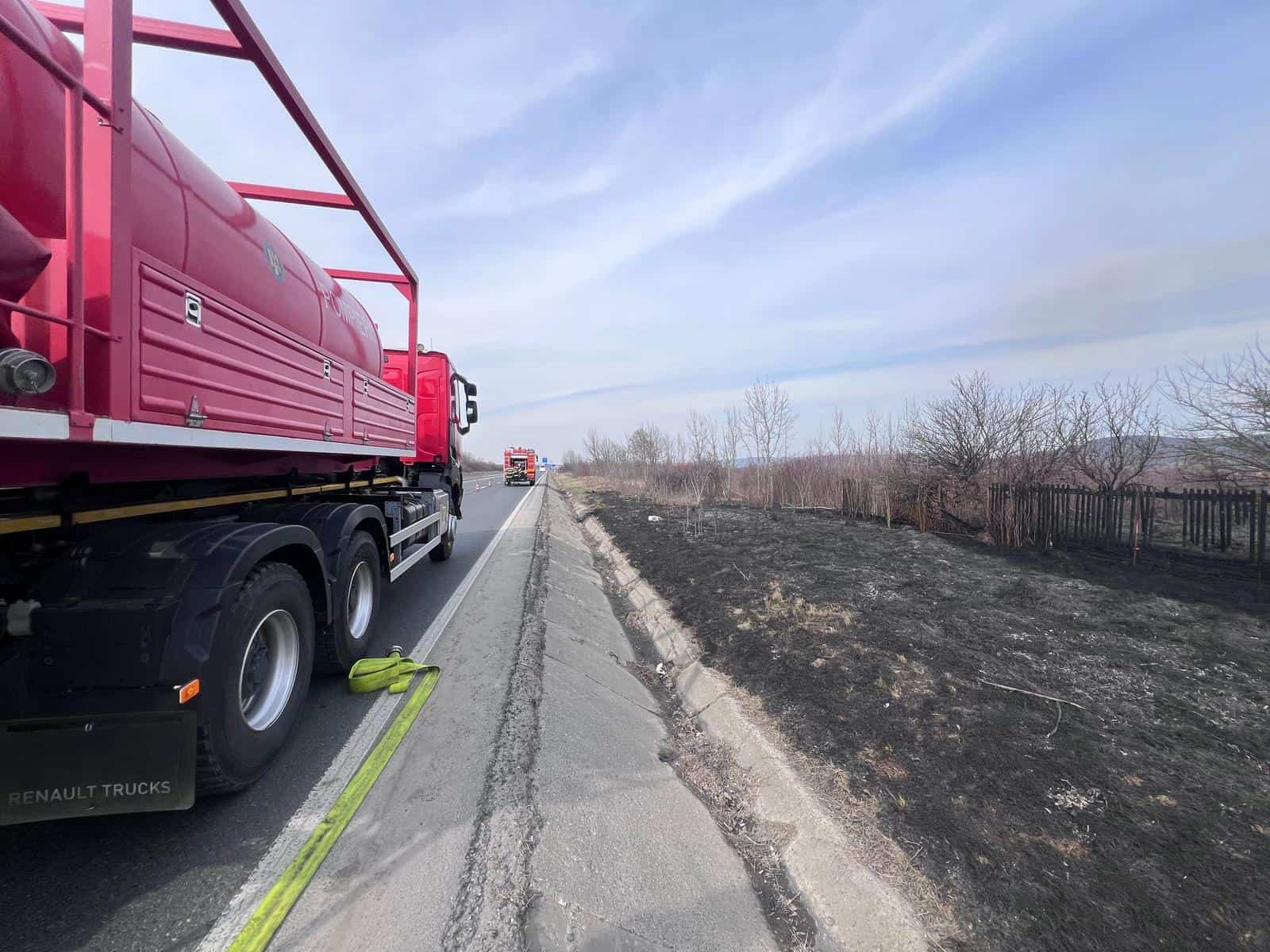 Peste 230 de hectare de teren afectate de incendii de vegetație. Cele mai multe la Copșa Mare, Șelimbăr și Ludoș (foto)