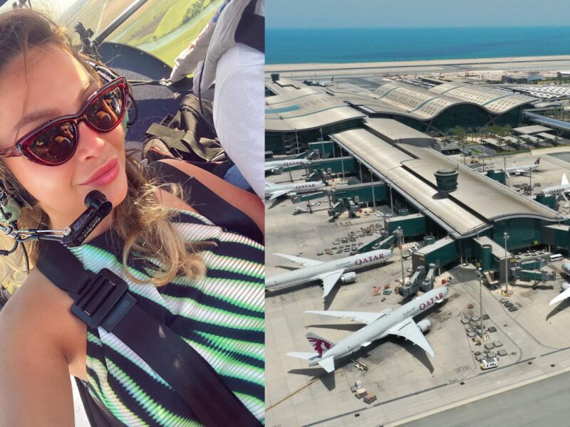 Carieră de succes pentru o tânără din Sibiu, la Doha. Irene ”veghează” cerul celui mai mare aeroport din Qatar (foto)