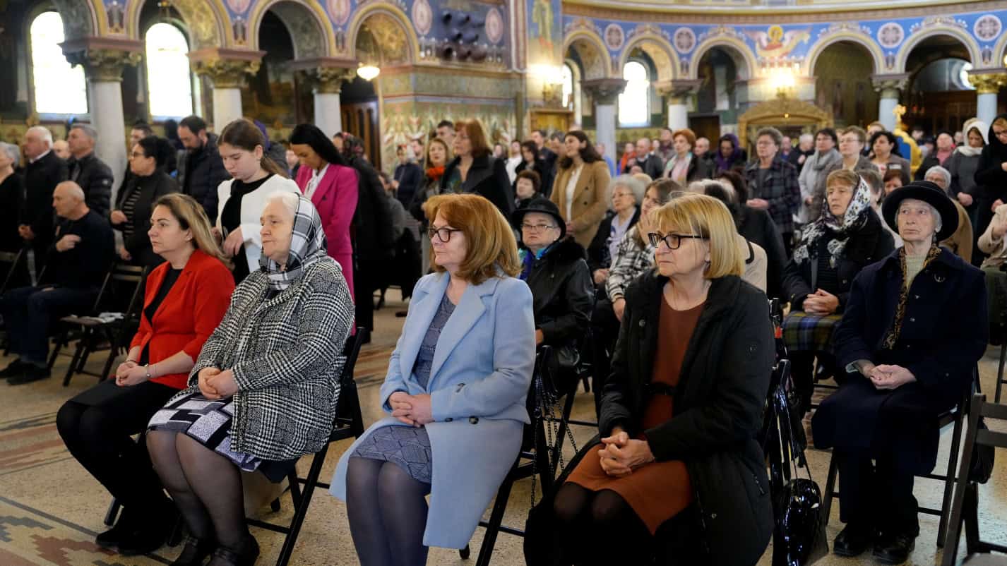 Catedrala Mitropolitană din Sibiu, plină în prima duminică din Postul Mare (foto)