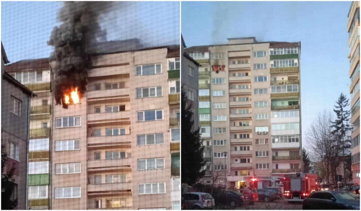 Pagubele produse în urma incendiului puternic de pe Mihai Viteazu. S-a stabilit și cauza izbucnirii