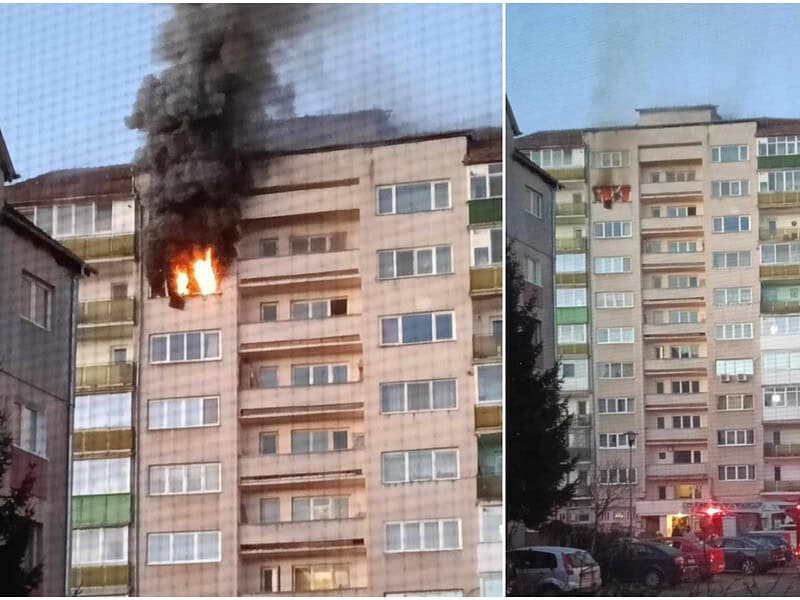 Pagubele produse în urma incendiului puternic de pe Mihai Viteazu. S-a stabilit și cauza izbucnirii