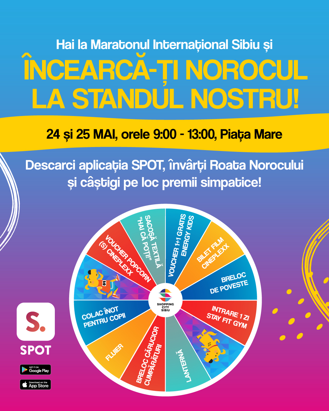 shopping city sibiu susține mișcarea și sănătatea la maratonul internațional sibiu 2025